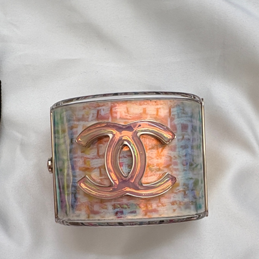 Chanel Rare iridescent Cuff Bracelet